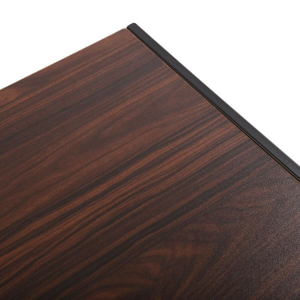 Escritorio plegable Loft Design en madera marrón y metal negro Home Decor