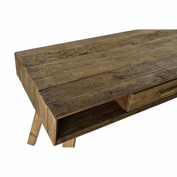 Rustic Style Recycled Wood Desk: An Inspiring Work Corner