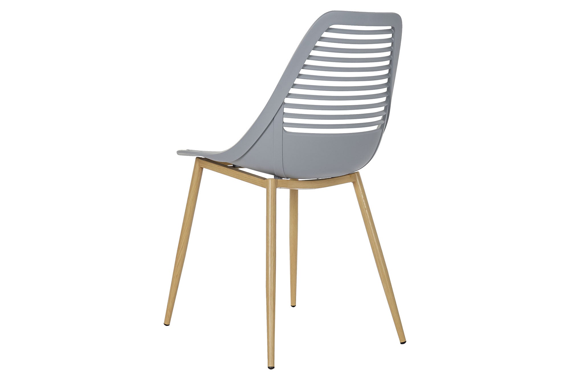 Scandinavian Design Chair Matte Light Gray and Light Brown - An Elegant Blend of Modernity and Comfort 