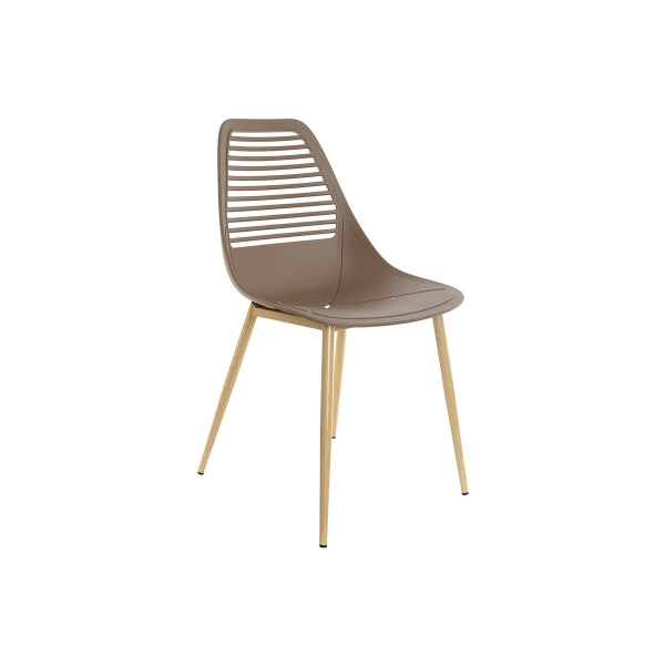 Matte Brown and Light Brown Scandinavian Design Chair - An Elegant Blend of Comfort and Style