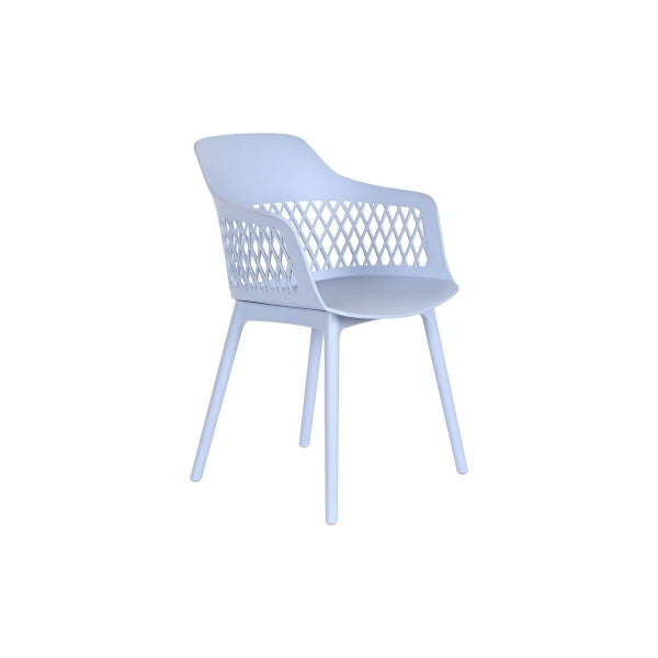 Chaise Design Urbain en Plastique Bleu Ciel