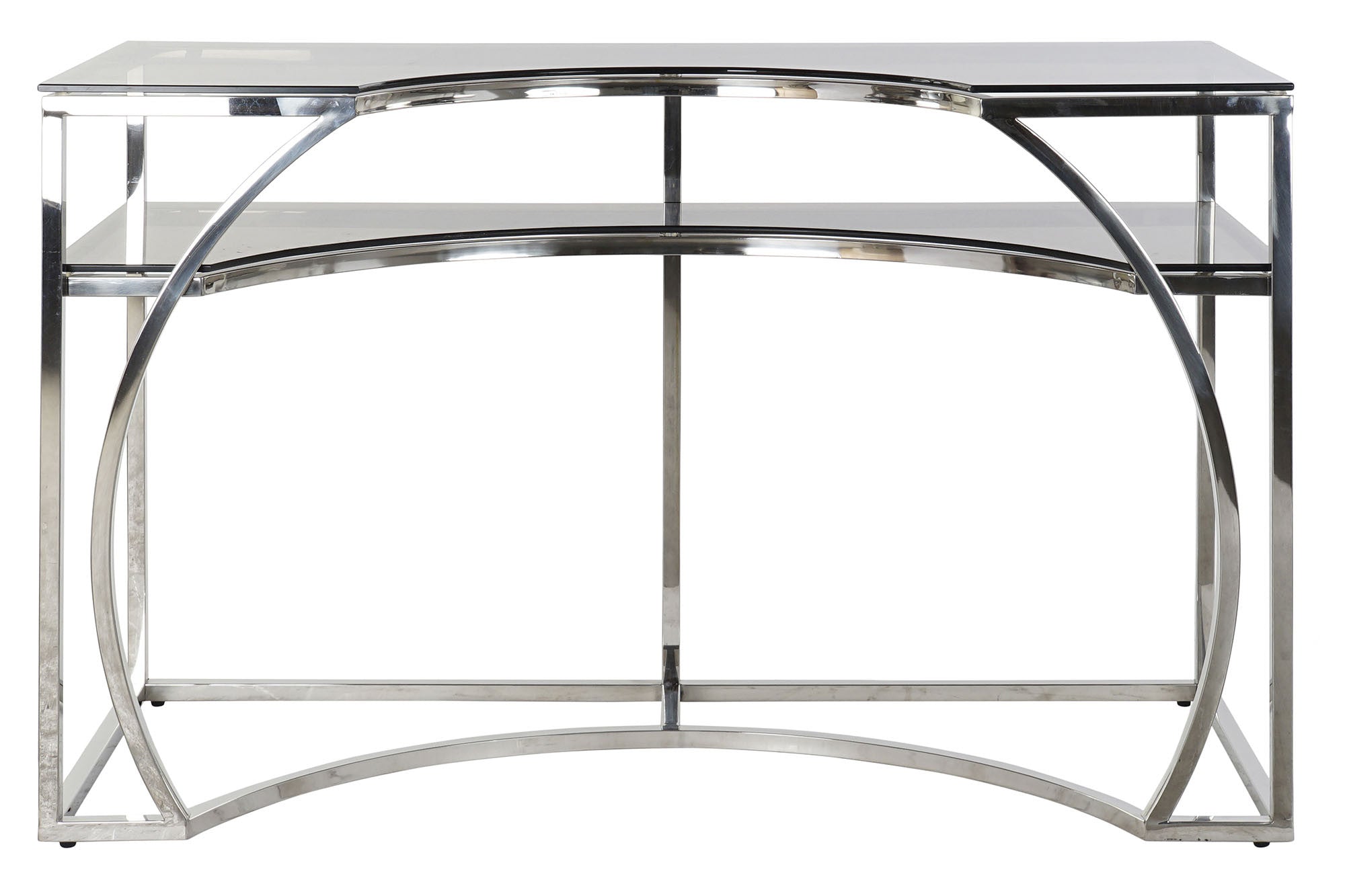 Console DKD Home Decor Silver Crystal Steel (120 x 50 x 75 cm)