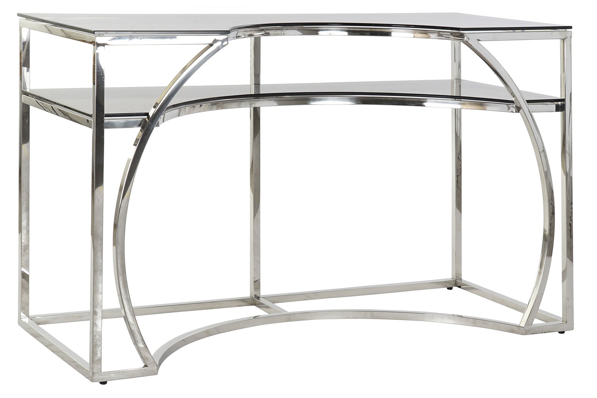 Console DKD Home Decor Silver Crystal Steel (120 x 50 x 75 cm)