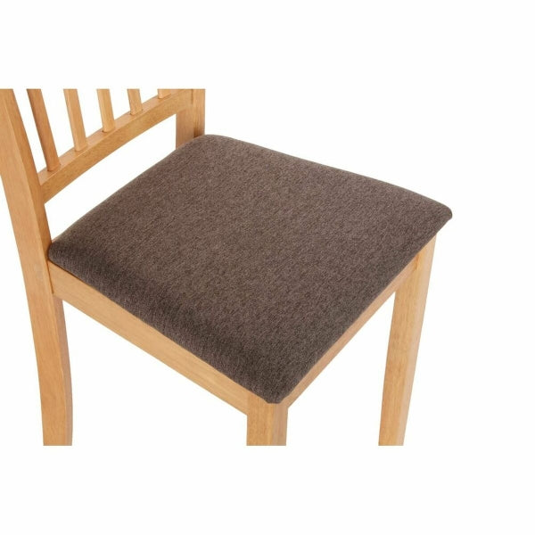 Juego de mesa y 6 sillas de madera de roble tradicional para decoración del hogar