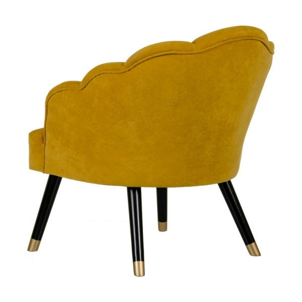 Fauteuil Design Coquillage Home Decor Jaune Moutarde