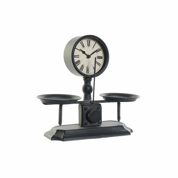 Horloge Design Balance Vintage en Fer Noir 