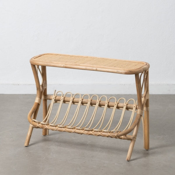 Design side table Bali Home decor Natural wood and Rattan