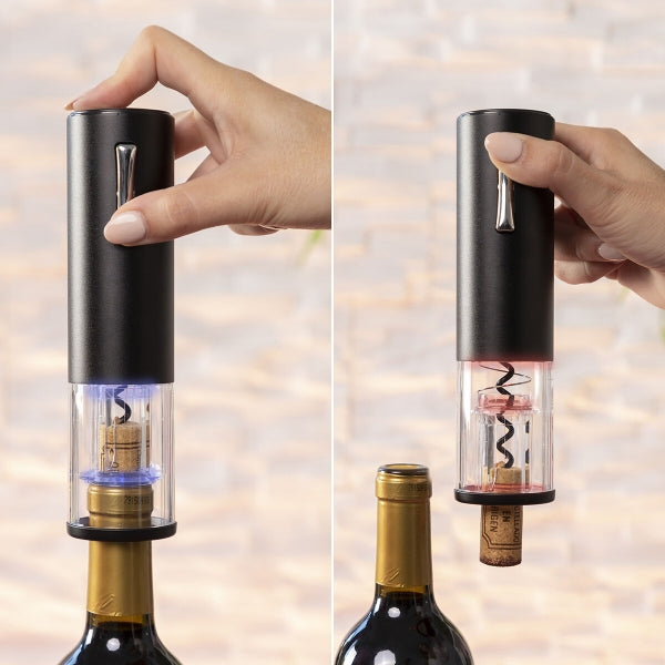 Sacacorchos eléctrico recargable con accesorios para vino
