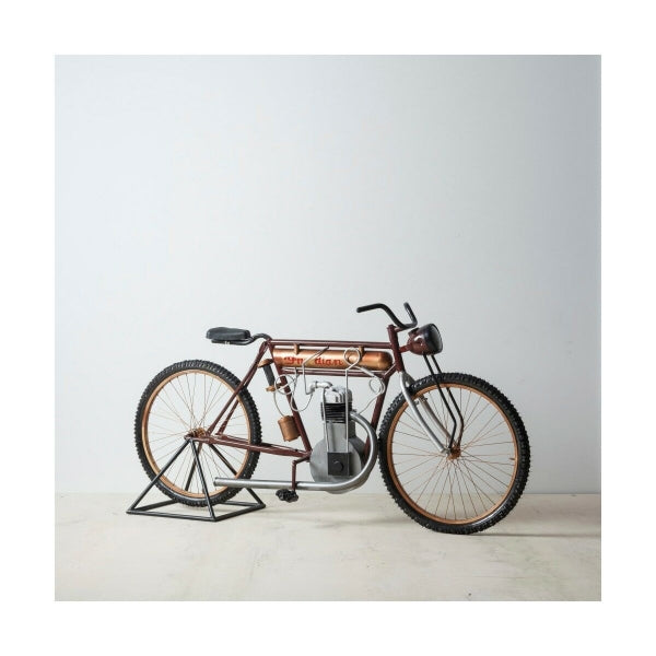 Vélo à Moteur Décoratif d'Intérieur Design Industriel Loft