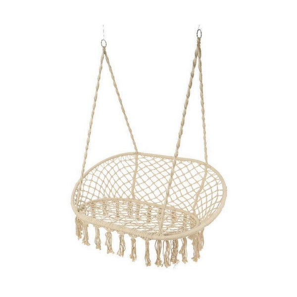 Balinese Garden Swing 2 places in White Cotton EDM