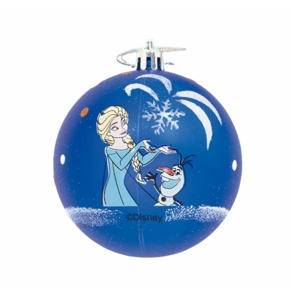 Ensemble de 10 Boules de Noël "Reine des Neiges Frozen" Bleu, Disney