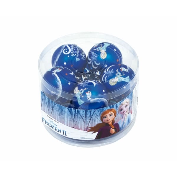 Ensemble de 10 Boules de Noël "Reine des Neiges Frozen" Bleu, Disney