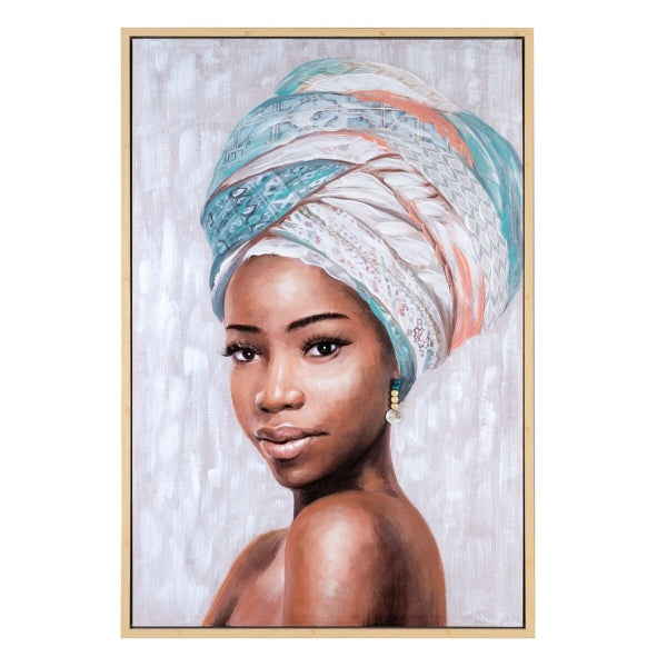 Cadre Mural Design Femme Africaine Home Decor - Élégance artistique dans vos espaces