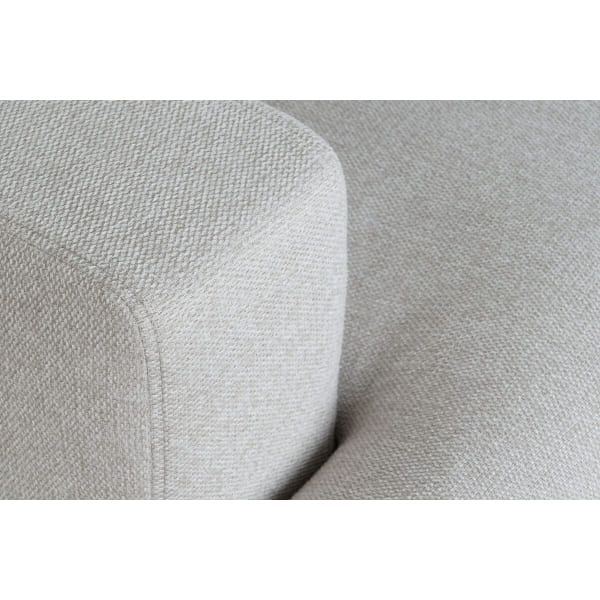Traditional Cream Sofa with Cushions (220 x 86 x 84 cm)