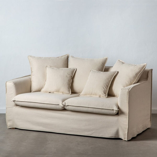 Traditional Design Sofa Beige Fabric