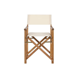 Chaise de Jardin Hollywood Acacia Marron/Blanc