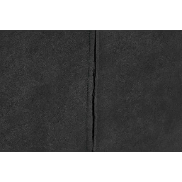 Chaise Tissu Microfibre Gris Foncé et Noir Style Loft