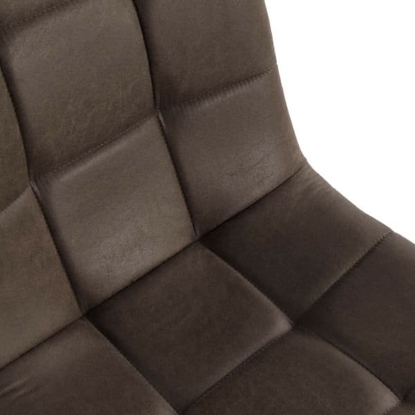 Loft Faux Leather Checkered Chair - 3 Colors to Choose From