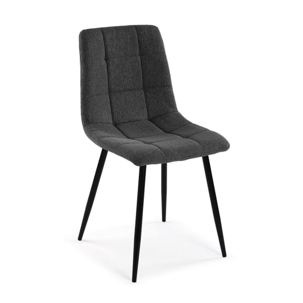 Upholstered Check Fabric Chair - 4 colors to choose from (Versa)
