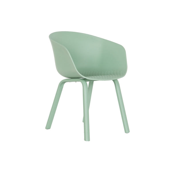 Scandinavian Green Armrest Chair Home Decor