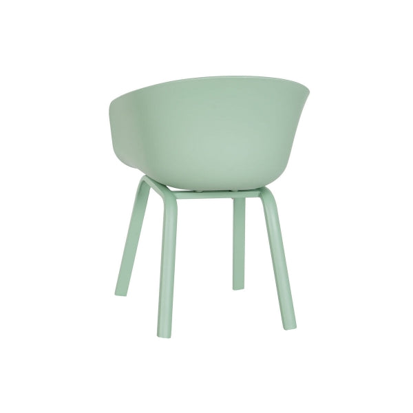 Scandinavian Green Armrest Chair Home Decor