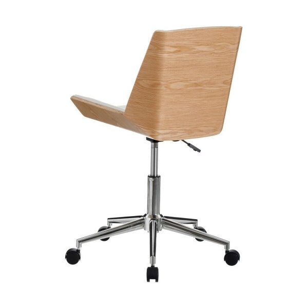 Contemporary Office Chair Home Decor Wood and White