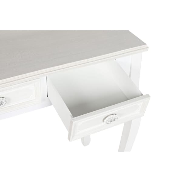 Traditional White Wooden Dressing Table