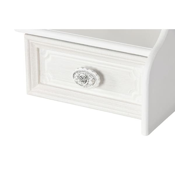 Traditional White Wooden Dressing Table