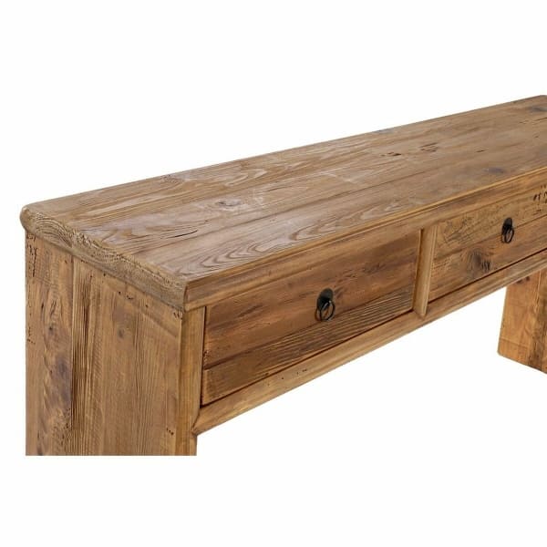 Country Chic Style Recycled Wood Entrance Console