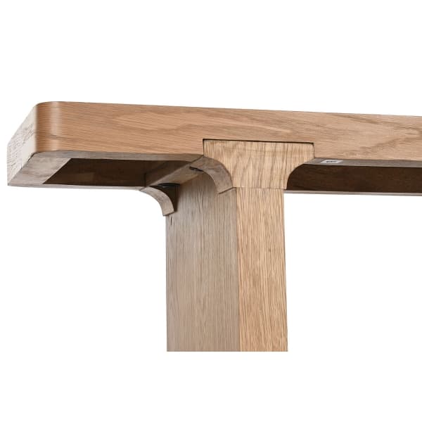 Entrance Console in Solid Oak, Tropical Style