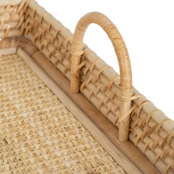 Consola de diseño Bali en madera de ratán (100 x 38 x 81 cm)