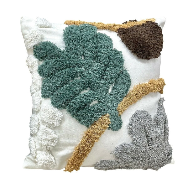 Coussin Bohème Chic Multicolore en Relief 45 x 45 cm