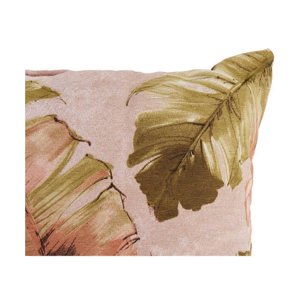 Set of 2 Tropical Leaf Design Cushions Gift Decor