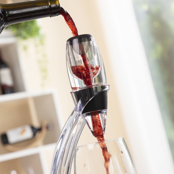 Professional Sommelier Wine Decanter with Carry Tower and Storage