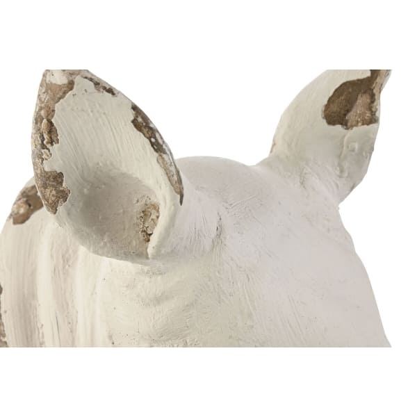 White Stripped Wall Rhinoceros Head