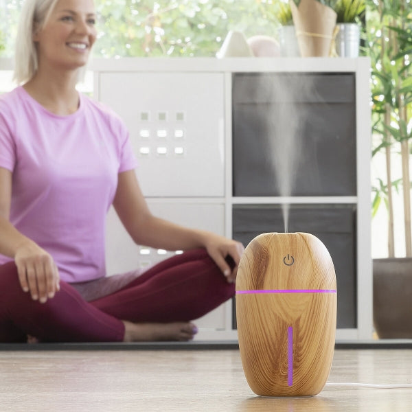 Difusor de aroma con diseño de madera de Bali ESP