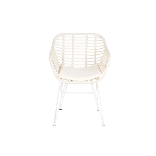 Small Garden Furniture for 2 People White Rattan