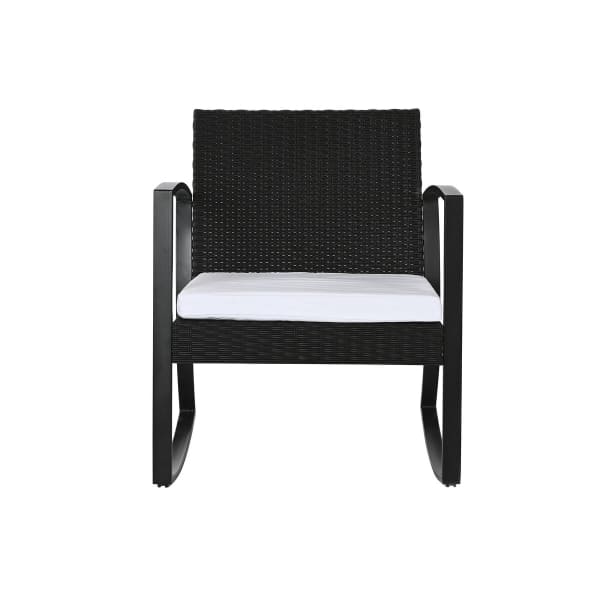 Small Garden Furniture with Black Rocking Chairs