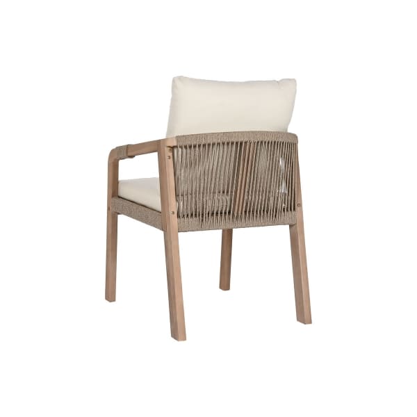 Table and 6 Garden Chairs in Solid Acacia