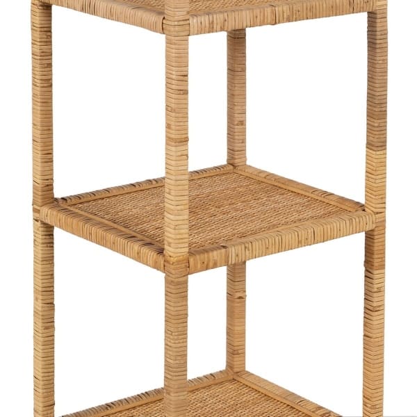 Removable Rattan Staircase Shelf in 3 Elements