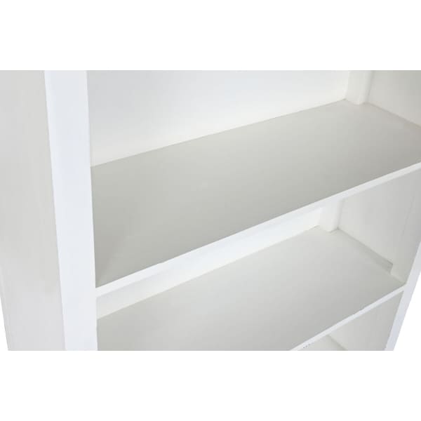 Traditional White Wood Shelf Unit