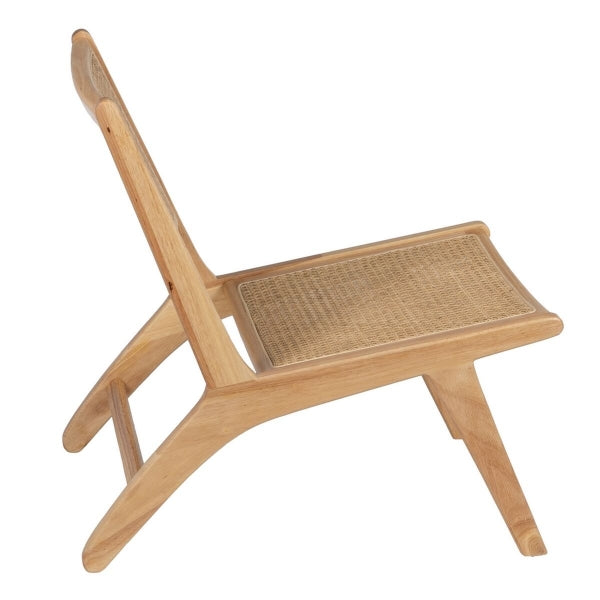 Bali Design "ZEN" Inclined Relax Armchair in Wood and Rattan 
