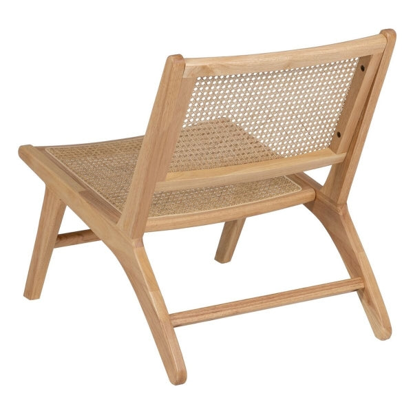 Bali Design "ZEN" Inclined Relax Armchair in Wood and Rattan 