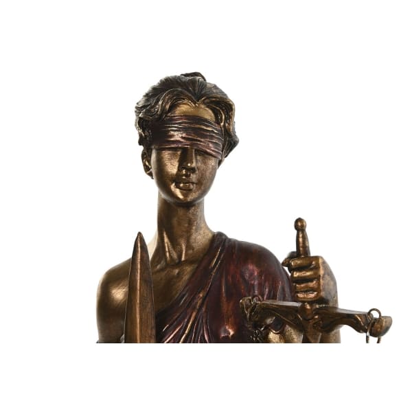 “THEMIS” Goddess of Justice Statuette in Copper Resin