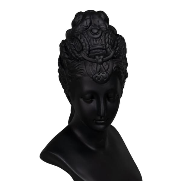 Buste Décoratif Femme Médiéval Noir