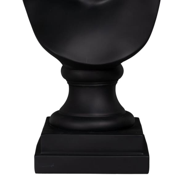 Buste Décoratif Femme Médiéval Noir