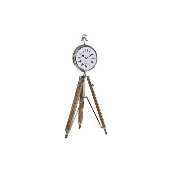 Clock on Feet Design Gusset Wood and Metal Home Decor - Un toque de elegancia atemporal para su interior