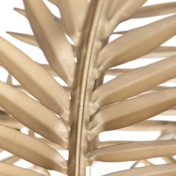 Palm Tree Design Floor Lamp in Gold Metal - Illuminate your interior with an exotic touch