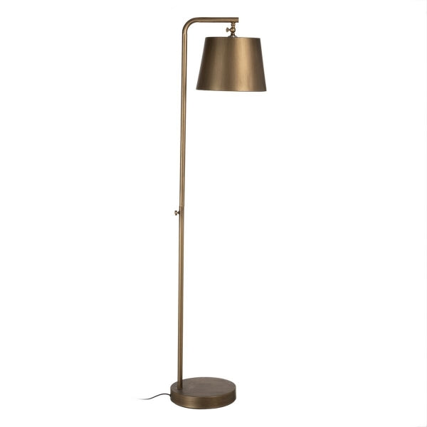 Lámpara de pie de diseño retro chic Decoración para el hogar Metal dorado y bronce - Agregue un toque de estilo vintage a su interior
