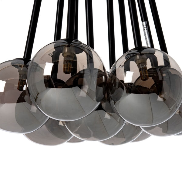 Luminaire Suspendu Design Contemporain "Luxury" Bulles Noires